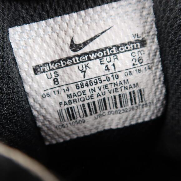 Nike Baseball Cleats Mens 8 Vapor Strike 2 Black White Lace Up Low Athletic Shoe main image 7